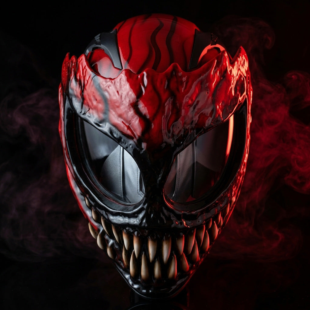 carnage motorcycle helmet LEGO 76199 this Red RPHA 11 is generally stronger than a polycarbonate shell Custom Carnage Helmet Design for