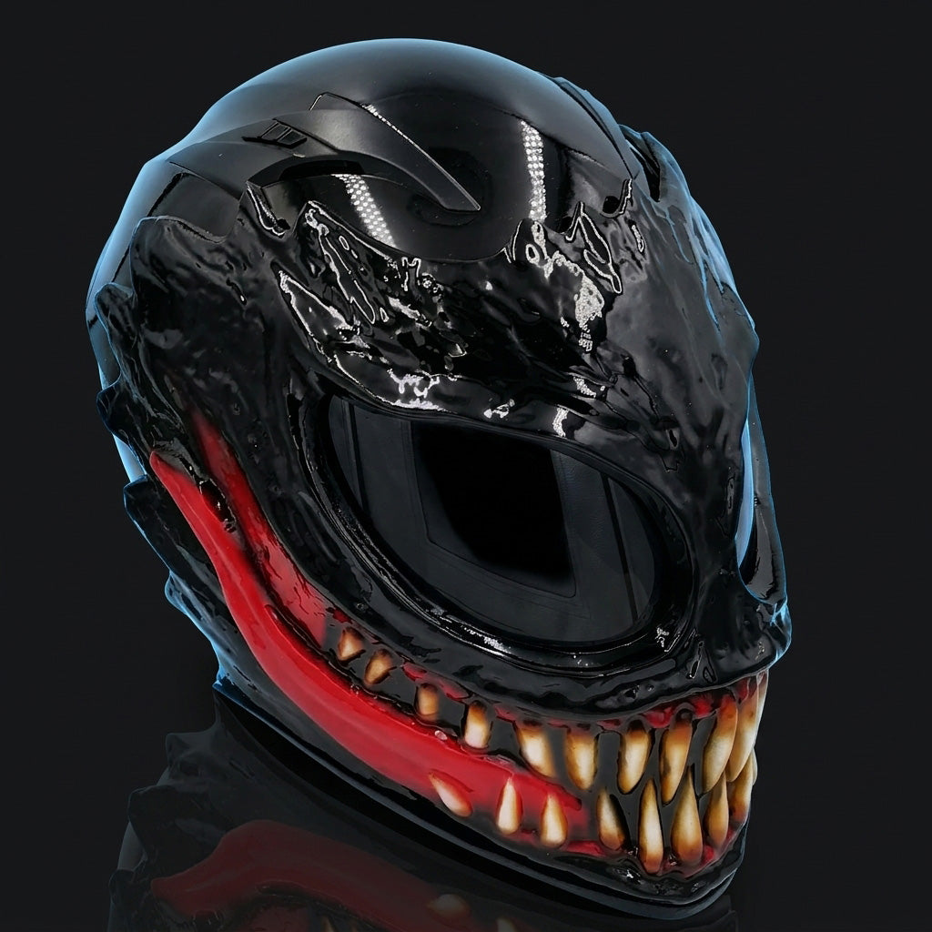 Inspired Custom Venom Motorcycle Helmet