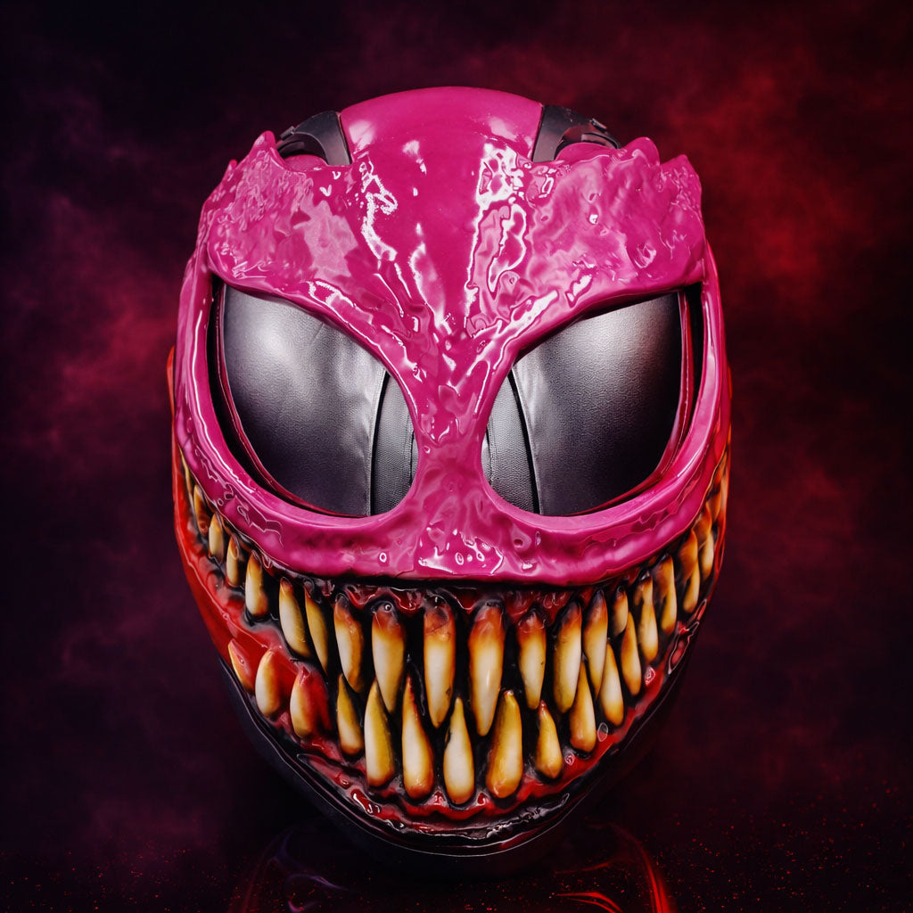 Toxic Pink Motorcycle Helmet | Bold Pink Helmet for women and Modern Riders